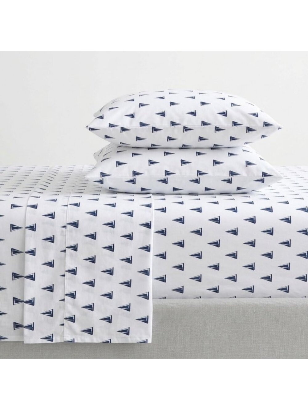 Soft Full Cotton Percale Sheet Set with Matching Pillowcases - Cozy Bedding